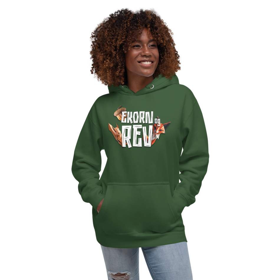 Ekorn og Rev Hoodie